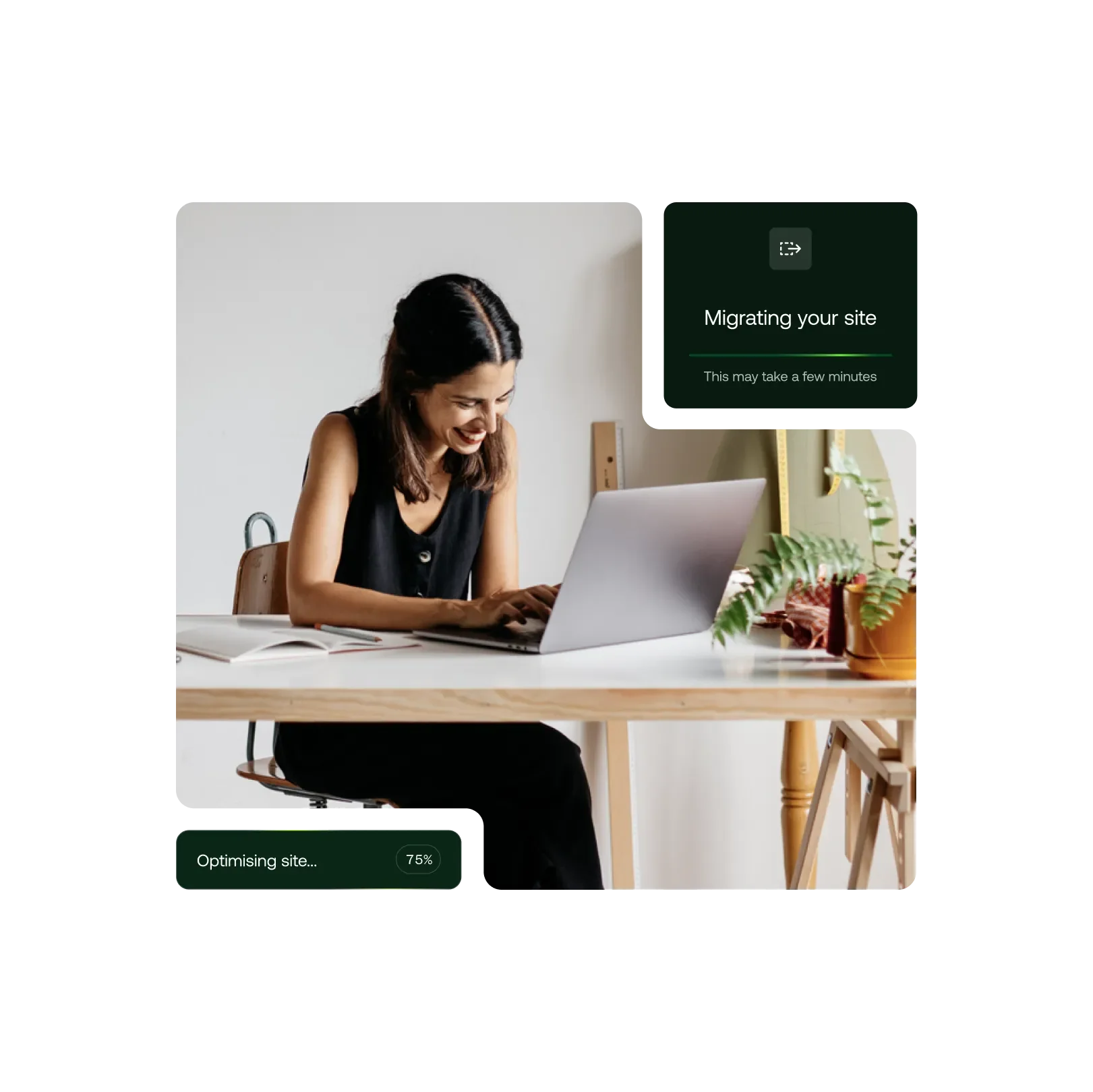 Web hosting dashboard
